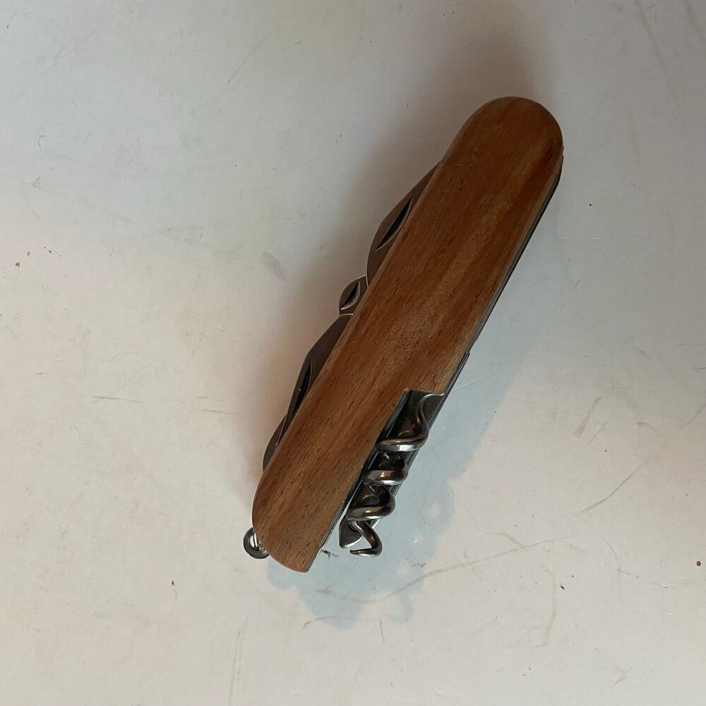 Swiss Type Field Utility Camp Knife Multi Function Tool Army Scout 11 Blades EUC - Picture 4 of 7